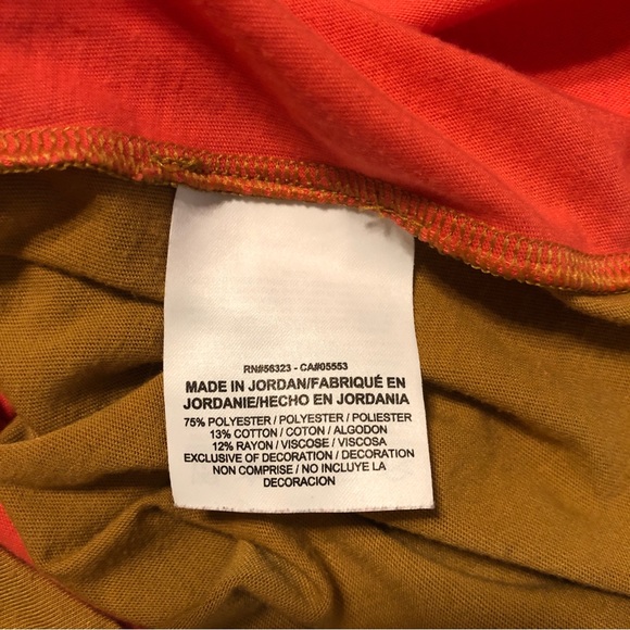 Nike Dri Fit Pink & Mustard Colorblock Racerback Keyhole Tank Top Size Small - Picture 5 of 6